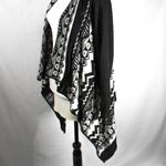 Wet Seal Corporate Goth Comfy Chevron Open Cardigan LRG Jennifer Aniston Style Photo 2