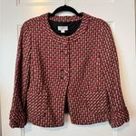 Loft Ann Taylor Wool Plaid Jacket Size 10 Photo 0