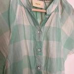 Maeve Gingham Flutter Top Photo 6