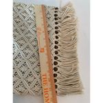 macrame crochet beaded boho shoulder bag purse 60s 70s Brown Photo 6