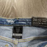 Mossimo Mid Rise Light Wash Skinny‎ Button Front Jeans Size 00 s Blue Photo 5