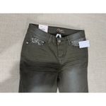 Candie's  NWT‎ Olive colored jegging with jewels beaded Photo 3