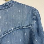 Cloth & Stone Blue Chambray Shirt Dress Womens S Beachy Coastal Cowboy Anthro Photo 10