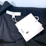 Tibi NEW Off the Shoulder Gold Button Long Sleeve Mini Dress Revolve Black 6 Photo 9