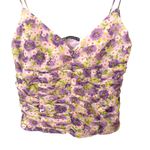 ZARA ‎ Tulle Floral Crop Top Sz XS Photo 1