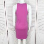 Gap Ribbed Knit Slip Tank Top Sleeveless Sundress Dress Pink Small Photo 2