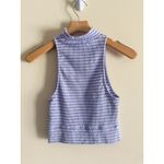 Free People  Women's Size XS Sleeveless Top Mock Turtleneck Crochet Knit Crop‎ Photo 1