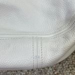 Michael Kors Frances Hobo Bag Purse White Silver Tassel (READ) Photo 10