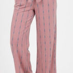 Mahina  Women’s Flowy Boho High Waisted Paperbag Palazzo Pants with Front Tie Photo 0