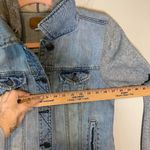 American Eagle  denim hooded jacket size M Photo 7