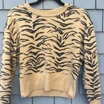 Madewell  Tiger Stripe Sweatshirt Small Photo 0