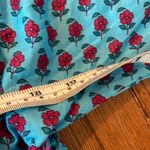 J. Crew blue block print dolman sleeve dress size small Photo 9