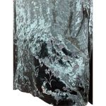 Petite Sophisticate Vintage  Green Velvet Semi‎ Sheer long Sleeve Top Size S Photo 3