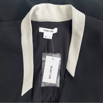 Helmut Lang NWT Black Palm Suiting Wool-Blend Blazer, Size 6 Photo 7