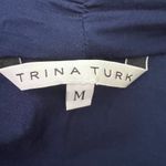 Trina Turk Stretch Jersey Knit Cowl Neck Flowy Loose Longline Tunic Mini Dress Photo 9