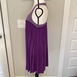 Altar'd State Altar’s State|| Purple/grey razorback tank babydoll dress. Photo 2