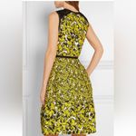 Oscar de la Renta NWT  Yellow and Black Midi Dress Photo 3