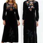 Johnny Was heavily embroidered, BIANCA VELVET MAXI DRESS NWT Photo 1