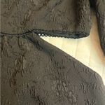 Majorelle Revolve  Tillie black textured puff sleeve cutout babydoll mini dress Photo 7