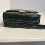 A New Day  Green Puffy Shoulder Bag Detachable Crossbody Strap Gold Buckle Photo 4