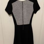 Grey & Black Tweed Crewneck Short Sleeve Fit & Flare Dress Size Small EUC Photo 1