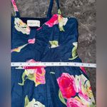 Abercrombie & Fitch Navy Blue And Pink Floral Dress Size Large Photo 6