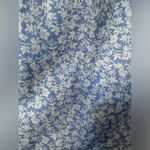 Joie  Dress Floral Cotton Shift Dress Blue White Sleeveless Midi Size Small NWOT Photo 3