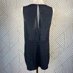 COS  Black Silk Sleeveless‎ Shorts Open Back Romper Photo 5