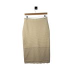 NEW Revolve House of Harlow 1960 Crochet Knit Midi Skirt in Beige Size M Tan Size M Photo 1