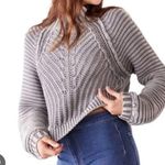 Free People  Sweetheart Chunky Knit Long Sleeve Sweater Photo 0