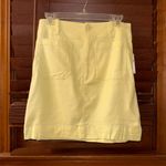 Anthropologie NWT x Maeve Yellow The Colette High-Rise Skirt: Mini Edition S Photo 1