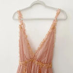 CHIO / Revolve Short Polka Dot Frill Dress in Blush NWOT Size S Retail $394 Photo 8