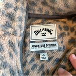 Billabong  Adventure Division Leopard Cheetah Fleece Quarter Zip Jacket Photo 5
