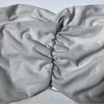 SheIn White Shimmer Strapless Corset Photo 2