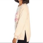 Wildfox  Blush Pink But First Cocktails Long Sleeve Sweatshirt Large Photo 1