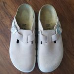 Birkenstock Papillio Light Rose Suede Chic Retro Feminine Chunky Boston Size 42 Pink Photo 3