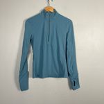 Lululemon New Route 1/2 Zip in Aqua Smoke size 6 Photo 2