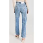 7 For All Mankind Womens Star Panel Easy Straight Button Fly Jeans Blue Size 28 Photo 4