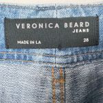 Veronica Beard  Womens Rinley High Rise Cropped Jeans Durango Blue Button Fly 28 Photo 4