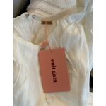 Cult Gaia Simona Ruffled Off The Shoulder Midi Dress Off White Womens Size 0 Photo 9