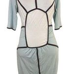 Nuvula Colorblock 3/4 Sleeve Bamboo Spandex Dress Size Medium Photo 0