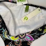 Next Multicolor Floral Paisley Bikini Bottom Size Small NWT Black Photo 2