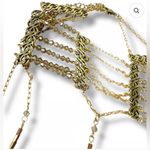 Free People  Ariana Ost Lotus Layered Gold Choker Photo 2