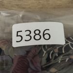 IN Studio Shirt Women Large Black Purple Geometric Floral Wrap Vintage 2000s Y2K Photo 8