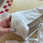 frankie's bikinis  Barb White Terry One Shoulder Top and Bottoms Photo 7