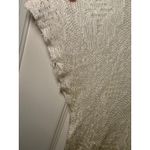 Rue 21 Open Knit Fringe Short Sleeve Top XL Boho Hippy Festival Floral Lace Photo 3