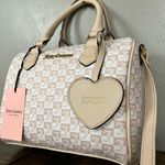 Juicy Couture  Geo Sandstone Logo Satchel Purse Top Handle Crossbody NWT Photo 1