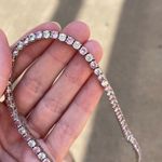 CharmBox Pink & White Tennis Necklace Photo 2