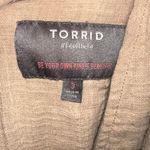 Torrid  cotton gauze light pink 3x drape drawstring waist vest Photo 3