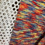 Free People  Movement Prism Red Earth Colorful Mesh Hooded Tank Top L Photo 5